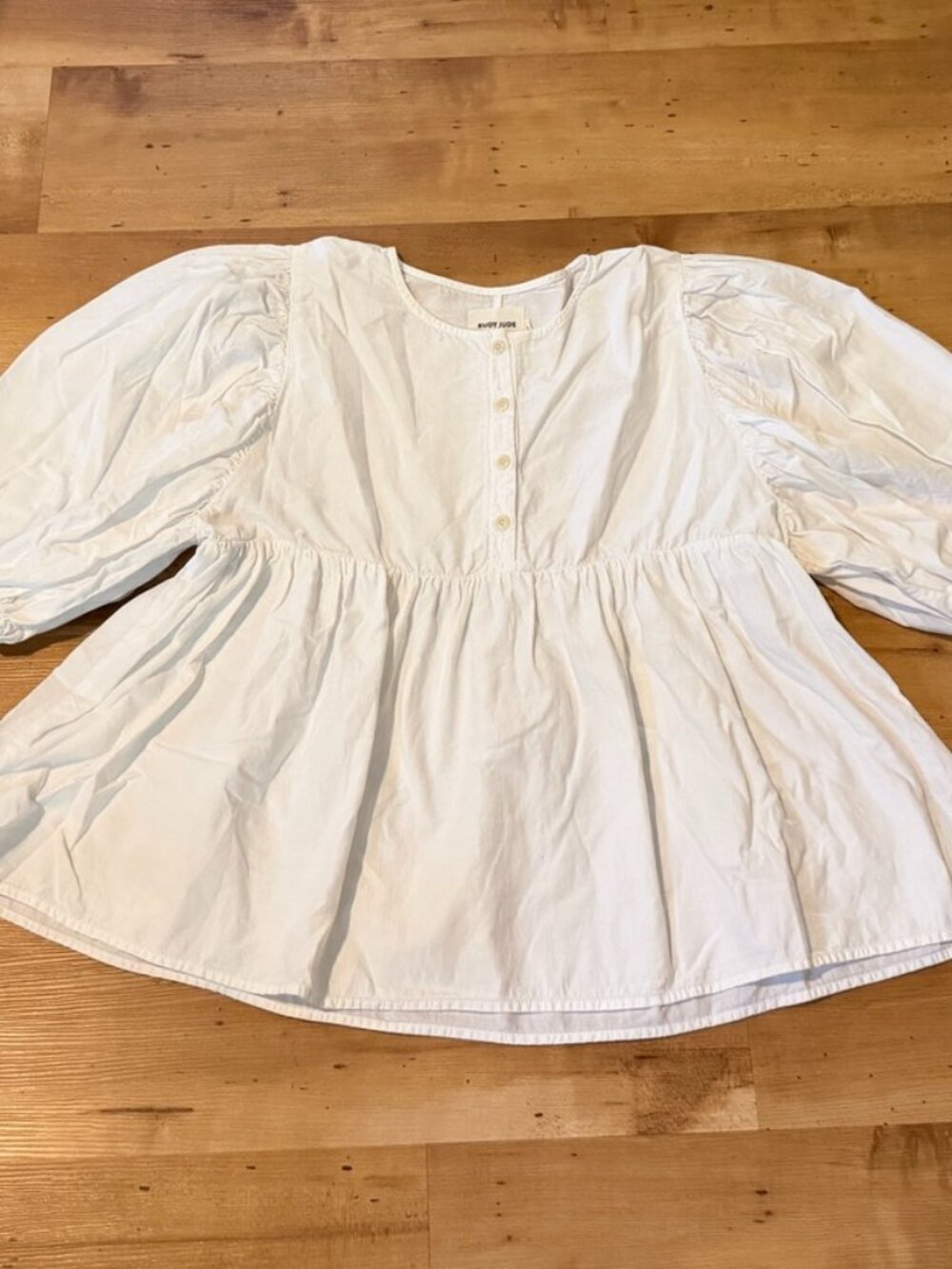 Rudy Jude OG Twill Day Blouse in Salt (would love to trade for smaller)
